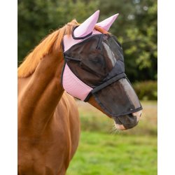 QHP Insektmaske med aftageligt mulenet. Pink