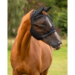 QHP Insektmaske med aftageligt mulenet. Sort