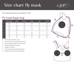QHP SUPER BUG Insektmaske. Pink