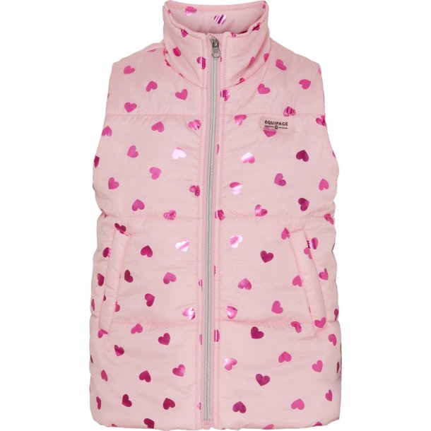 EQUIPAGE KIDS THILDA Vest. Pink Mist
