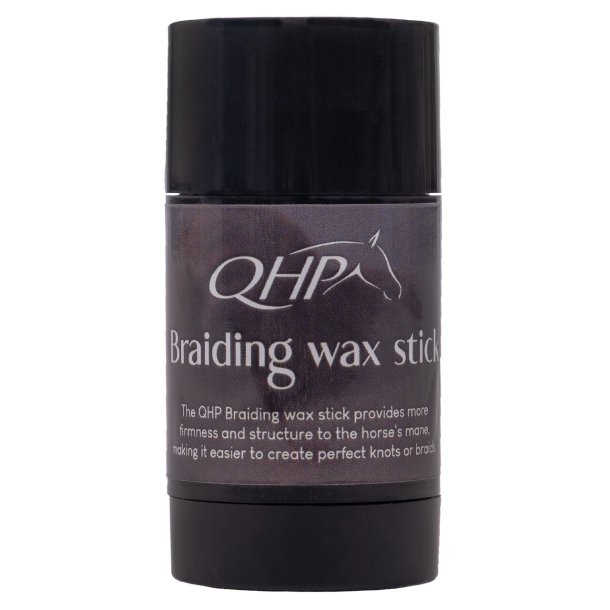 QHP Voksstick til fletning af man og hale. Sort
