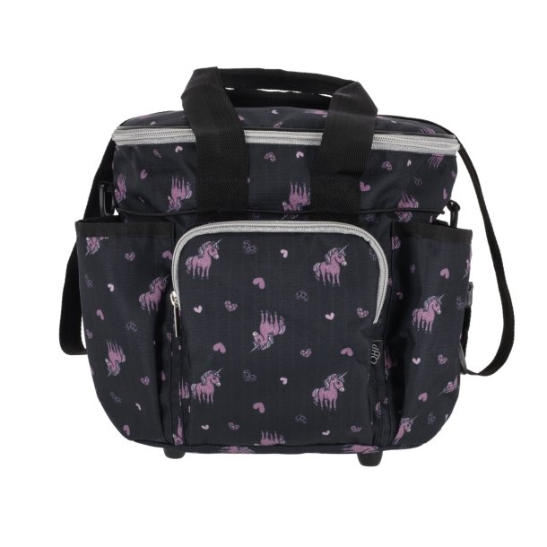 QHP LIZE Groomingtaske/strigletaske. Sort/lilla