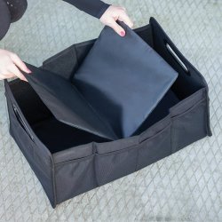 QHP Foldbar opbevaringsboks. Sort
