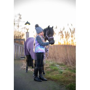 EQUIPAGE KIDS SELENA Vinterridetights med full grip. Sort