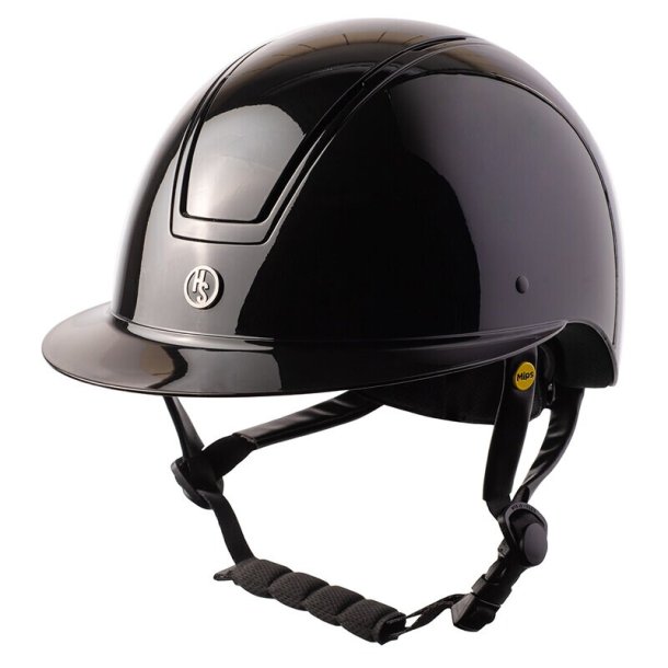 HANSBO SPORT VISION Glossy ridehjelm med MIPS