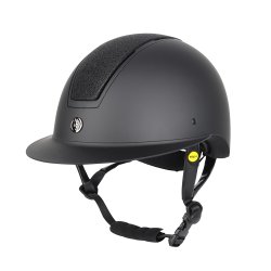 HANSBO SPORT Matt Onyx ridehjelm med MIPS