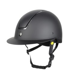 HANSBO SPORT Matt Granit ridehjelm med MIPS