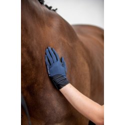 EQUIPAGE TEMIKA Sommerridehandsker. Navy