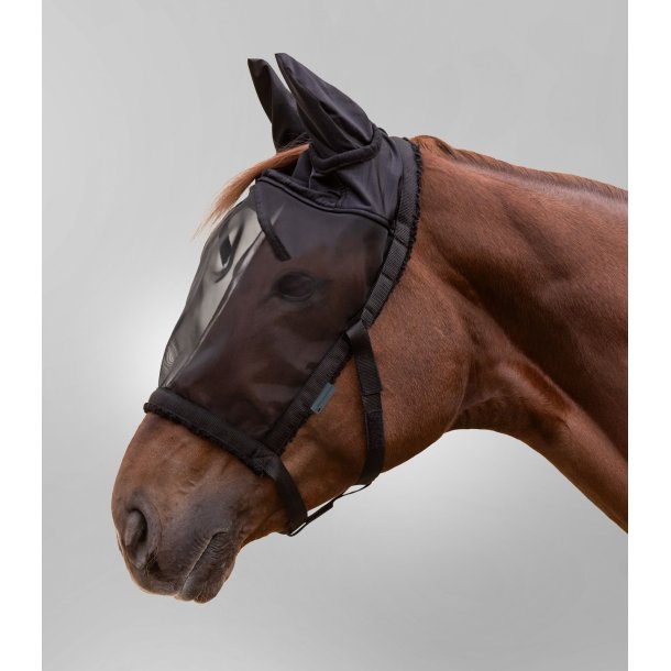 WALDHAUSEN Foldgrime med fluemaske. Sort