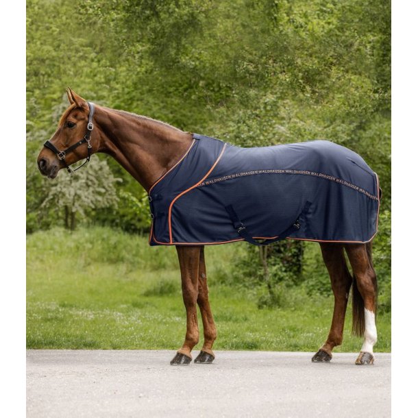 WALDHAUSEN Sommer cooler med insektbeskyttelse. Navy/orange