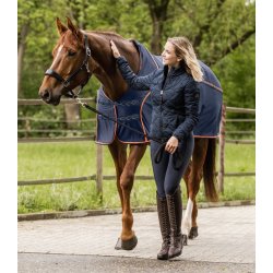 WALDHAUSEN Sommer cooler med insektbeskyttelse. Navy/orange