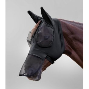 WALDHAUSEN PUCK insektmaske med ekstra plads ved jnene, og mulenet. Sort