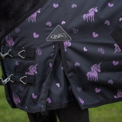 QHP LIZE Overgangsdkken. 100g. Sort/lilla