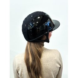 OneK Avanc Embroidery Top ridehjelm. Black Glossy