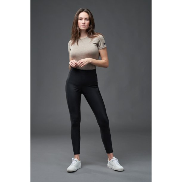 CATAGO AROY Ridetights med fuldgrip. Sort