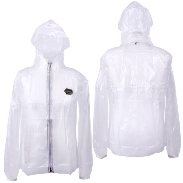 QHP Regnfrakke. Transparent M