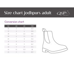 QHP MILAAN Jodphur-st�vler. Sort