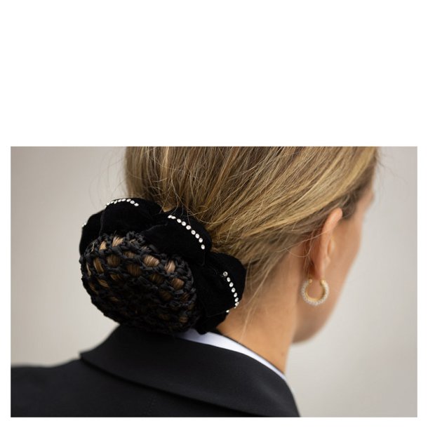 BR MAGNOLIA H�rnet med sten. Sort