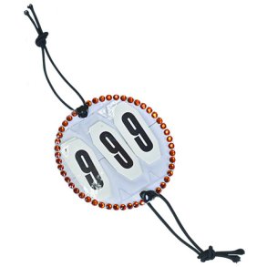 HORSEGUARD Stvnenummer med krystal. Guld