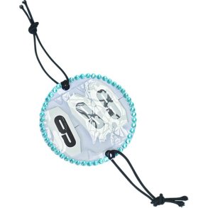 HORSEGUARD Stvnenummer med krystal. Bl