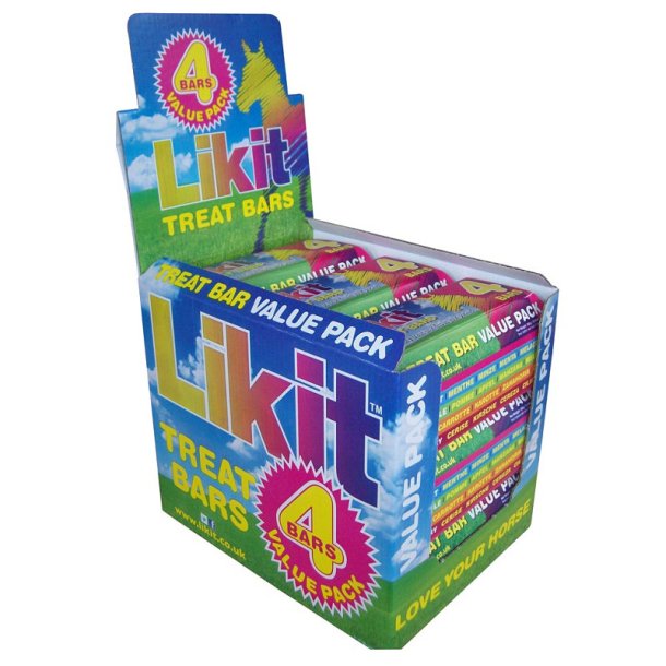 LIKIT Treat bar. 4-styks pakke med forskellige varianter