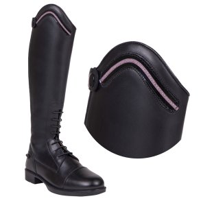 QHP Top til Jaimy Ridestvler, Shine Pink