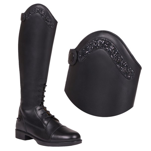 QHP Top til Jaimy Ridestvler, Sparkle Black