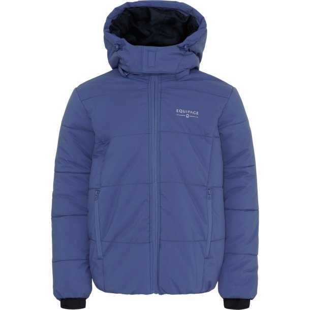 EQUIPAGE KIDS VALMA Vinterridejakke. Dutch Blue
