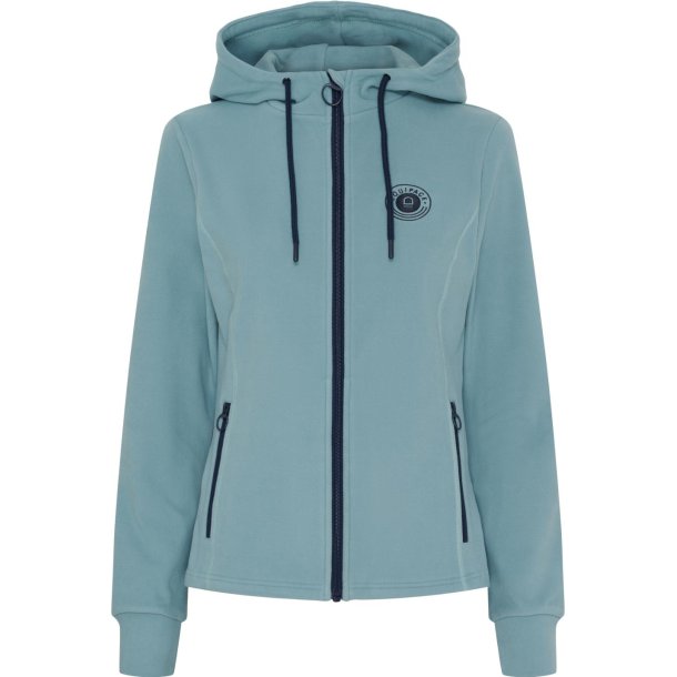EQUIPAGE ABIGAIL Hoodie med lynl�s. Arctic