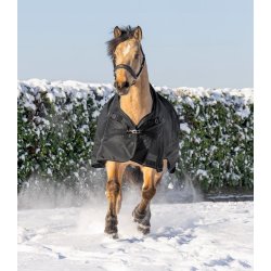 WALDHAUSEN SCANDIC Udedkken med hj hals. 200 g fyld. Sort