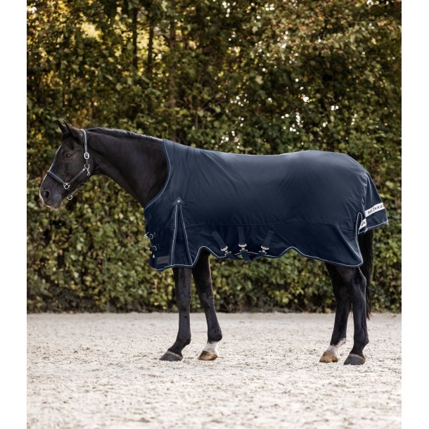 WALDHAUSEN SCANDIC Regndkken med hj hals. Navy