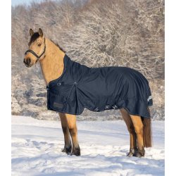 WALDHAUSEN SCANDIC Udedkken med hj hals. 100 g fyld. Navy