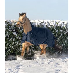 WALDHAUSEN SCANDIC Udedkken med hj hals. 100 g fyld. Navy