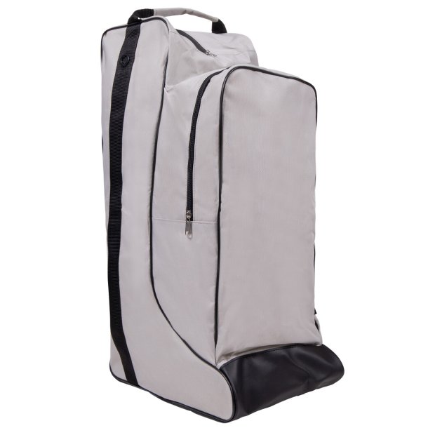 QHP Q-ESSENTIALS Kombi hjelm- og st�vletaske. Gr�/sort