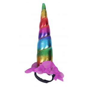 QHP Unicorn horn. Rainbow