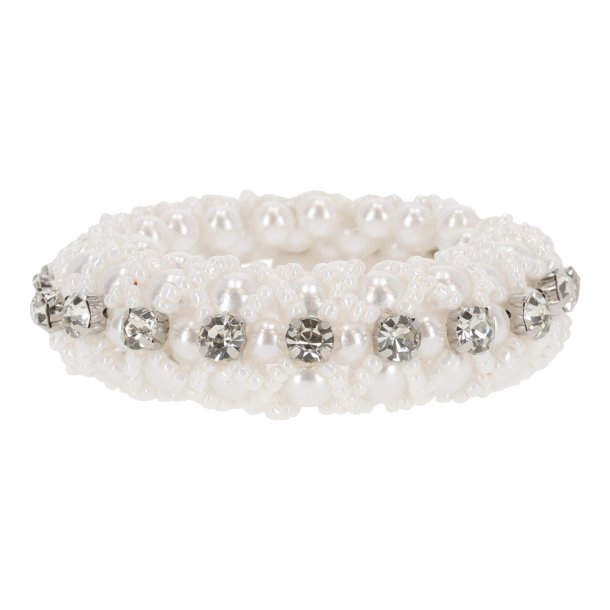 QHP DIAMOND H�relastik. Hvid