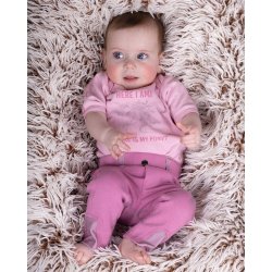 QHP BOBBY Baby bodystocking. Lyserd