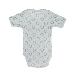 QHP BOBBY Baby bodystocking. Pistacie