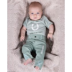 QHP BOBBY Baby ridebukser. Pistacie