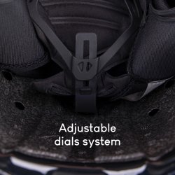 QHP OHIO Ridehjelm. Sort