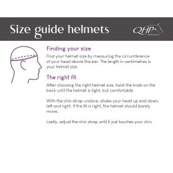 QHP OHIO Ridehjelm. Sort