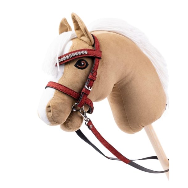 MY HOBBY HORSE Trense med bid, til kphest. Rd Glitter