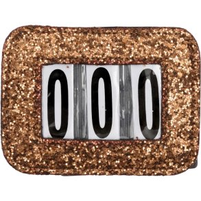 HORSEGUARD St�vnenummer med sten. Brun