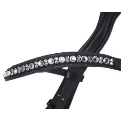 QHP ORLANDO Trense med kombineret n�seb�nd. Sort