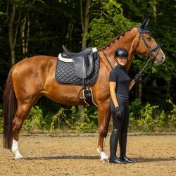 QHP GLITTER Trense. Sort
