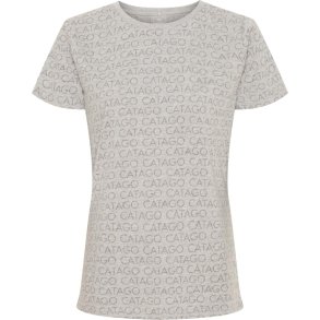 CATAGO TIMO Logo T-shirt. Grey Melange