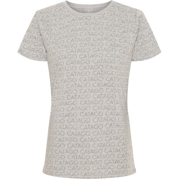 CATAGO TIMO Logo T-shirt. Grey Melange