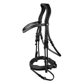 WALDHAUSEN S-LINE GLAMOUR Trense. Sort