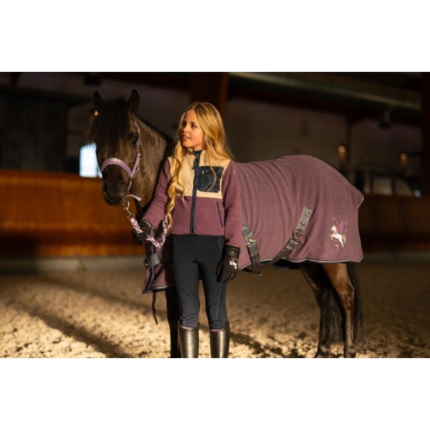 EQUIPAGE KIDS SOPHIA Vinterridetights med full grip. Navy