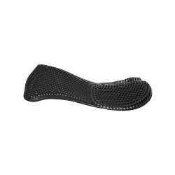  ACAVALLO Gel pad med back riser/baglft. Sort